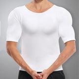 Maxbell Fake Muscle T Shirt Men Costume Fake Shoulders for Dress up New Year Cosplay S