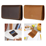 Maxbell Mens Wallet Clutch Practical Change Pouch Card Organizer Birthday Gift Purse Dark Brown