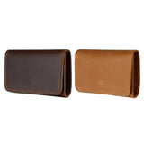 Maxbell Mens Wallet Clutch Practical Change Pouch Card Organizer Birthday Gift Purse Dark Brown
