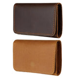Maxbell Mens Wallet Clutch Practical Change Pouch Card Organizer Birthday Gift Purse Dark Brown