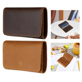Maxbell Mens Wallet Clutch Practical Change Pouch Card Organizer Birthday Gift Purse Dark Brown