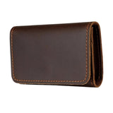 Maxbell Mens Wallet Clutch Practical Change Pouch Card Organizer Birthday Gift Purse Dark Brown