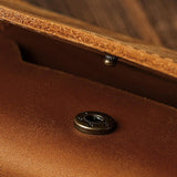 Maxbell Mens Wallet Clutch Practical Change Pouch Card Organizer Birthday Gift Purse Light Brown