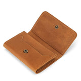 Maxbell Mens Wallet Clutch Practical Change Pouch Card Organizer Birthday Gift Purse Light Brown