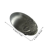 Maxbell Western Belt Buckle Accessory Retro Style for Wedding Valentine Day Birthday Ancient Tin Color