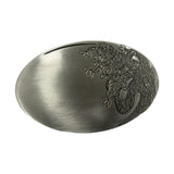 Maxbell Western Belt Buckle Accessory Retro Style for Wedding Valentine Day Birthday Ancient Tin Color
