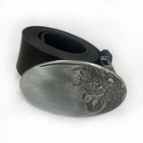 Maxbell Western Belt Buckle Accessory Retro Style for Wedding Valentine Day Birthday Ancient Tin Color