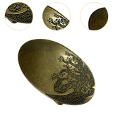 Maxbell Western Belt Buckle Accessory Retro Style for Wedding Valentine Day Birthday Bronze