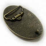 Maxbell Western Belt Buckle Accessory Retro Style for Wedding Valentine Day Birthday Bronze