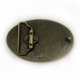 Maxbell Western Belt Buckle Accessory Retro Style for Wedding Valentine Day Birthday Bronze
