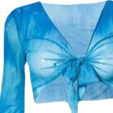 Maxbell Womens Bikini Set with Tie Front Cover up for Club Water Activities Vacation S
