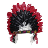 Maxbell Indian Feather Headdress Photo Props Headpiece for Party Halloween Role Play