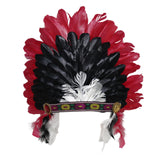Maxbell Indian Feather Headdress Photo Props Headpiece for Party Halloween Role Play