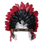 Maxbell Indian Feather Headdress Photo Props Headpiece for Party Halloween Role Play