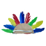 Maxbell Kids Faux Feather Indian Headband Lightweight Multipurpose Handmade Colorful