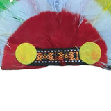 Maxbell Kids Faux Feather Indian Headband Lightweight Multipurpose Handmade Colorful