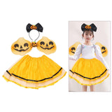 Maxbell Girls Pumpkin Costume Halloween Costume for Photography Props Dance Festival