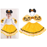 Maxbell Girls Pumpkin Costume Halloween Costume for Photography Props Dance Festival
