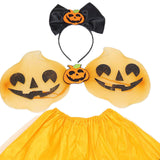 Maxbell Girls Pumpkin Costume Halloween Costume for Photography Props Dance Festival