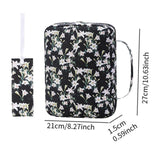 Maxbell Bible Cover Case Compact Handbag Portable Bible Case for Mother Girls Travel Style D