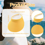 Maxbell Sun Visor Hat Comfortable Lightweight Clip on Visor for Tennis Beach Cycling Yellow