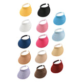 Maxbell Sun Visor Hat Comfortable Lightweight Clip on Visor for Tennis Beach Cycling Yellow