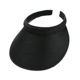 Maxbell Sun Visor Hat Comfortable Lightweight Clip on Visor for Tennis Beach Cycling Black