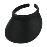Maxbell Sun Visor Hat Comfortable Lightweight Clip on Visor for Tennis Beach Cycling Black