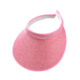 Maxbell Sun Visor Hat Comfortable Lightweight Clip on Visor for Tennis Beach Cycling Pink