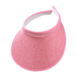 Maxbell Sun Visor Hat Comfortable Lightweight Clip on Visor for Tennis Beach Cycling Pink