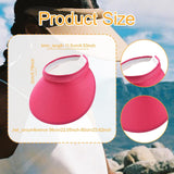 Maxbell Sun Visor Hat Comfortable Lightweight Clip on Visor for Tennis Beach Cycling Rose Red