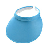 Maxbell Sun Visor Hat Comfortable Lightweight Clip on Visor for Tennis Beach Cycling Bright Blue