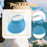 Maxbell Sun Visor Hat Comfortable Lightweight Clip on Visor for Tennis Beach Cycling Bright Blue