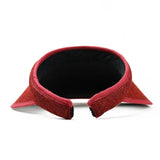 Maxbell Sun Visor Hat Comfortable Lightweight Clip on Visor for Tennis Beach Cycling Dark Red