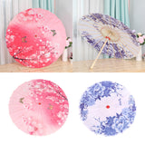 Maxbell Chinese Oiled Paper Umbrella Photo Props for Village Scenery Events Cosplay Pink
