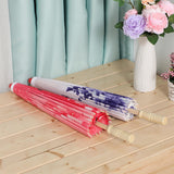 Maxbell Chinese Oiled Paper Umbrella Photo Props for Village Scenery Events Cosplay Blue