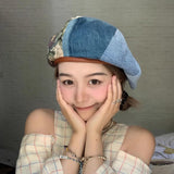 Maxbell Women Beret Hat Casual Gift British Painter Hat for Vacation Summer Birthday