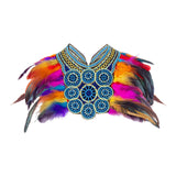 Maxbell Artificial Feather Shrug Shawl Halloween for Party Wedding Stage Performance