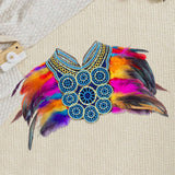 Maxbell Artificial Feather Shrug Shawl Halloween for Party Wedding Stage Performance