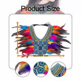 Maxbell Artificial Feather Shrug Shawl Halloween for Party Wedding Stage Performance