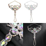 Maxbell Belly Dance Bracelet Shining Hand Chain Accessory for Party Celebration Gold