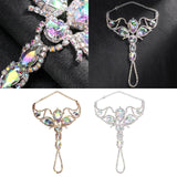 Maxbell Belly Dance Bracelet Shining Hand Chain Accessory for Party Celebration Gold