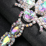 Maxbell Belly Dance Bracelet Shining Hand Chain Accessory for Party Celebration Silver