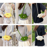 Maxbell Women Knitted Crossbody Bag Casual Shoulder Purse for Summer Shopping Travel Yellow