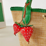 Maxbell Tote Bag Charm Fashion Car Accessories Key Chain for Backpack Handbag Wallet Red