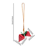 Maxbell Tote Bag Charm Fashion Car Accessories Key Chain for Backpack Handbag Wallet Red