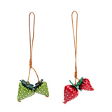 Maxbell Tote Bag Charm Fashion Car Accessories Key Chain for Backpack Handbag Wallet Red