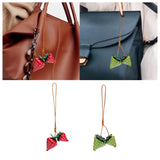 Maxbell Tote Bag Charm Fashion Car Accessories Key Chain for Backpack Handbag Wallet Red