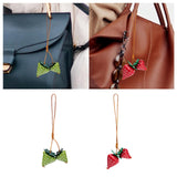 Maxbell Tote Bag Charm Fashion Car Accessories Key Chain for Backpack Handbag Wallet Red