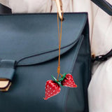 Maxbell Tote Bag Charm Fashion Car Accessories Key Chain for Backpack Handbag Wallet Red